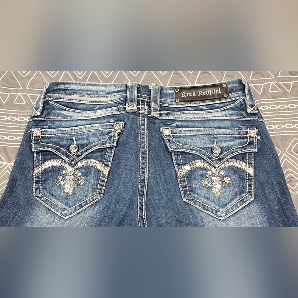 Rock Revival Sasha Bootcut Jeans Size 29 - Picture 4 of 11
